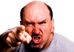 Angry finger pointer