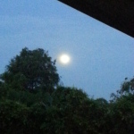 full moon setting