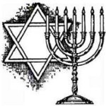 Star of David and Menorah