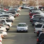 full parking lot
