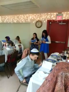 Angelina & Christina singing the Four Questions