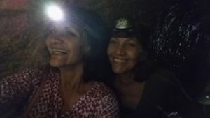 Ro and Maria in Hezekiah's Tunnel