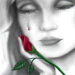 woman crying with broken heart
