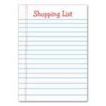 shopping list