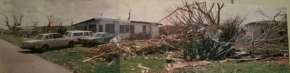 My home after hurricane Andrew