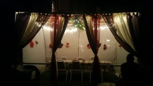 sukkah at night