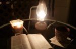 morning time - bible, lamp, coffee