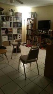 living room transition