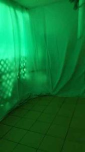 porch with tarp